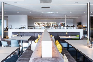 Buffetrestaurant Weitblick im Hotel Schloss Montabaur mit Panoramablick